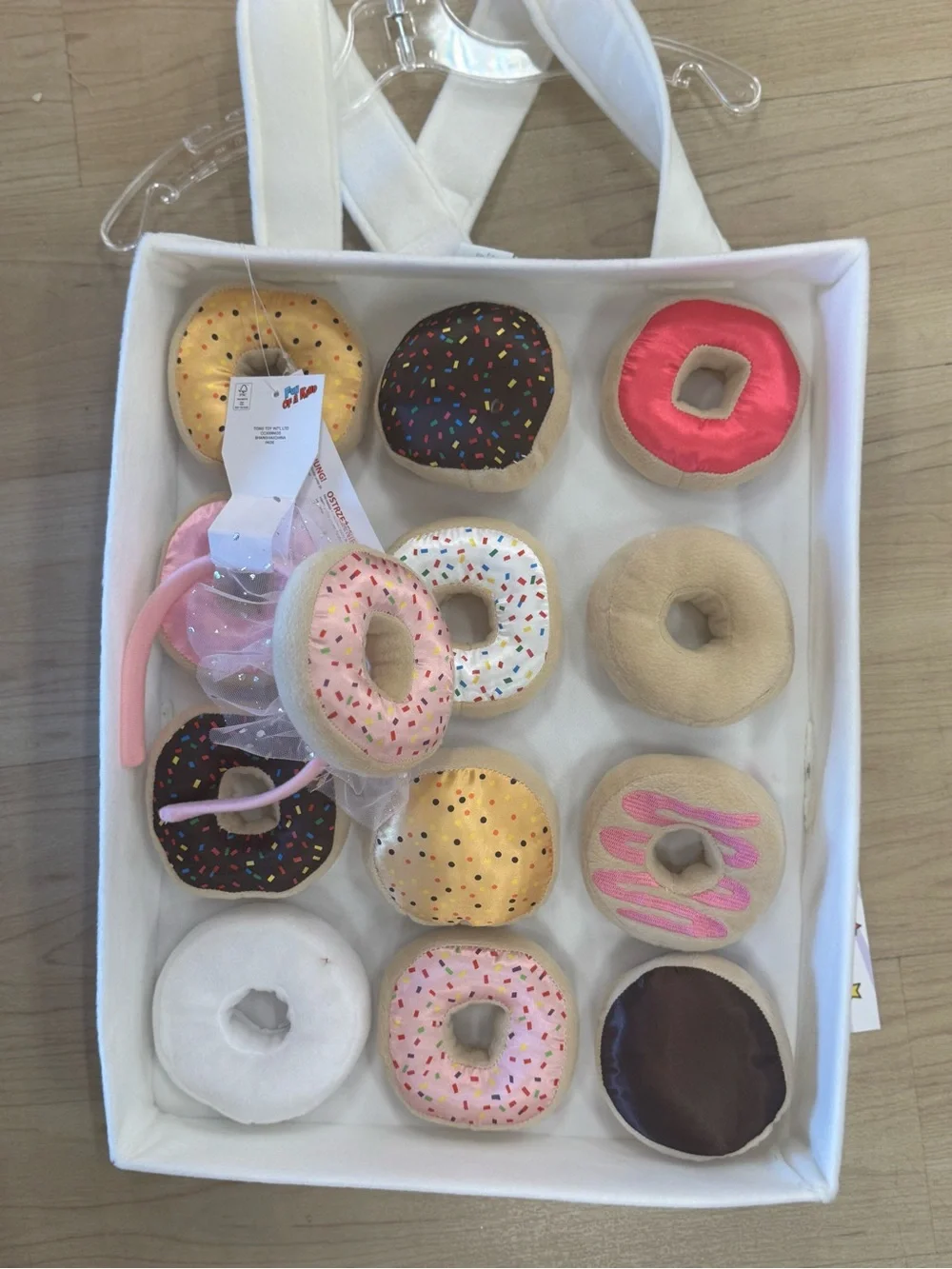 Kids  Donut costume  - Pink, White, Brown